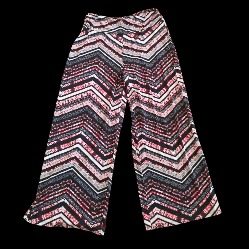 Cato Zigzag Patterned Palazzo Pants - image 1